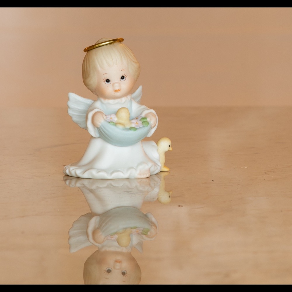 Angel and baby Chicks